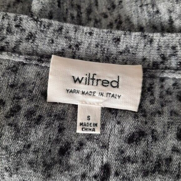 WILFRED Aritzia Dolman Sleeve Scoop Neck Top Gray Sz S Flawed - Picture 8 of 9